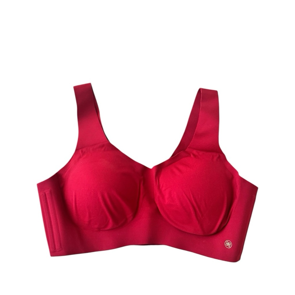 Honeylove Red Wireless V-Neck‎ Padded Bra Size XL